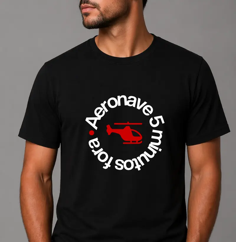 Aeronave 5 minutos fora