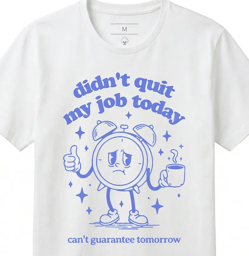 didn't quit my job today