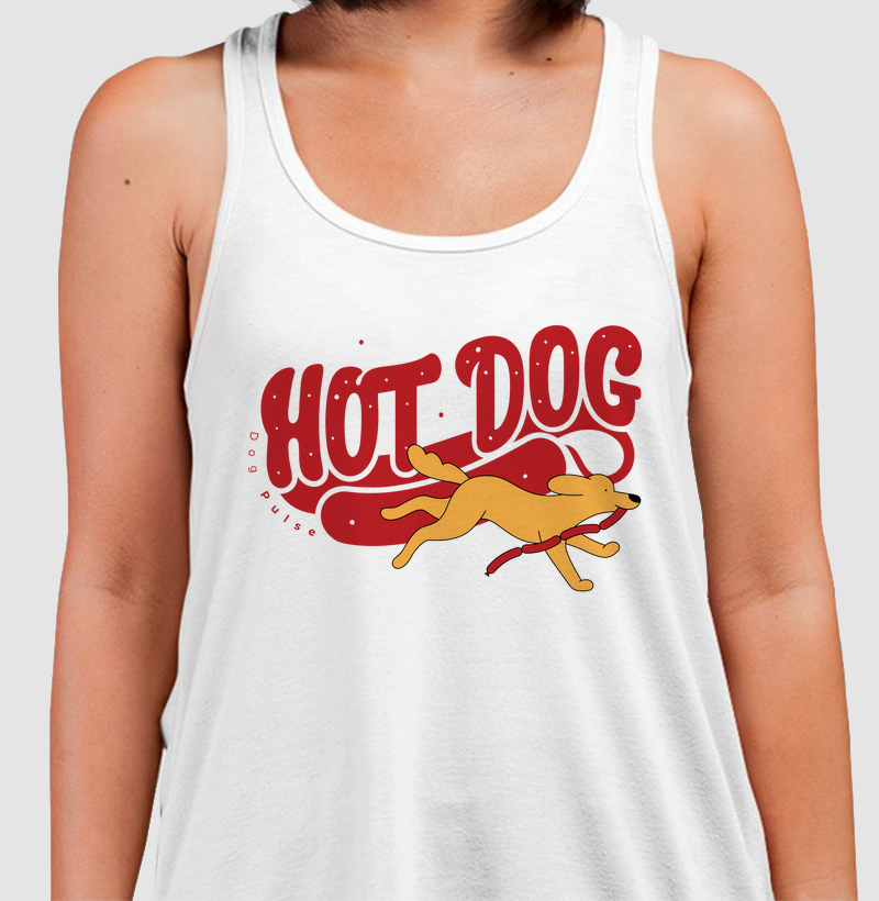 Camiseta Regata Dog Pulse Hot Dog - Dogão Raiz