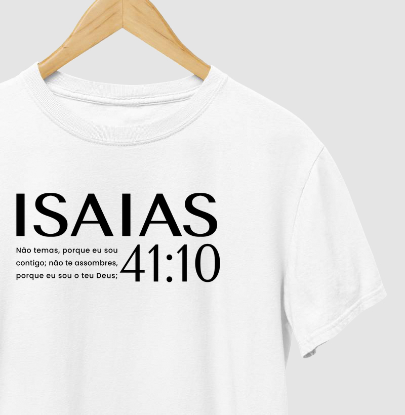 Camiseta Masculina Isaias 41:10