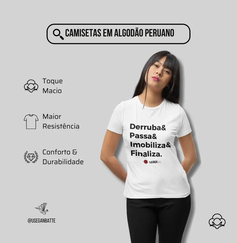 Derruba, passa, imobiliza e finaliza