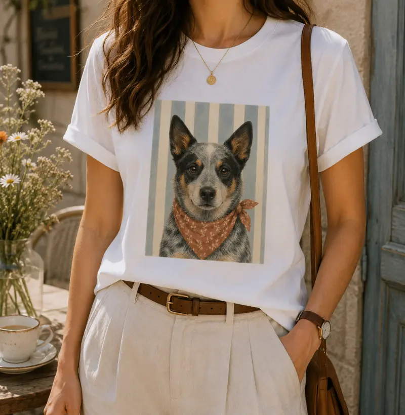 Blue Heeler - Gentle Paws - Camiseta