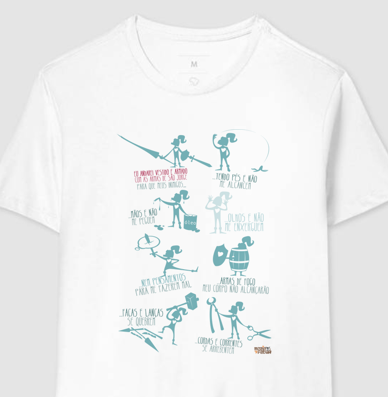 Oração Desenhada de São Jorge Maria Patuá