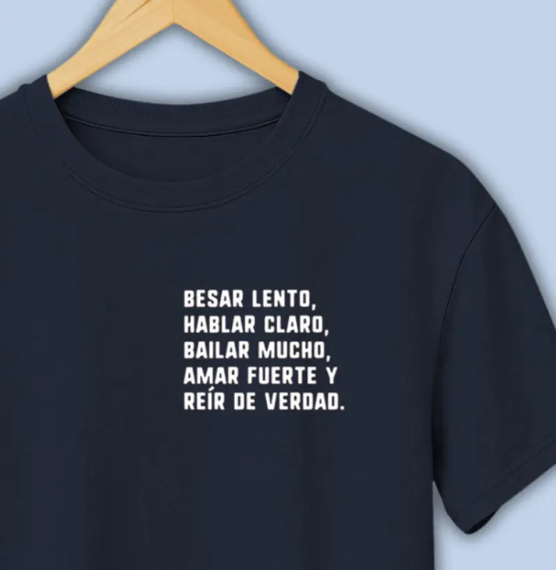 bejar lento, habla claro - peito