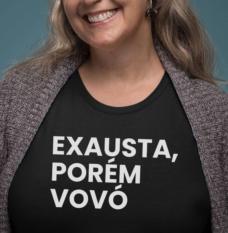 Exausta, porém vovó