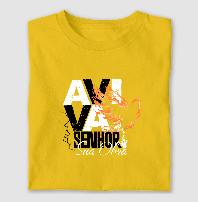 Camiseta Cristã Milagre Aviva Senhor | Milagree