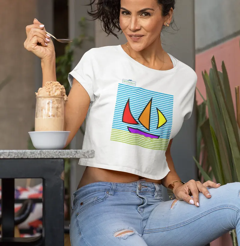 Camiseta Cropped BARQUINHO I