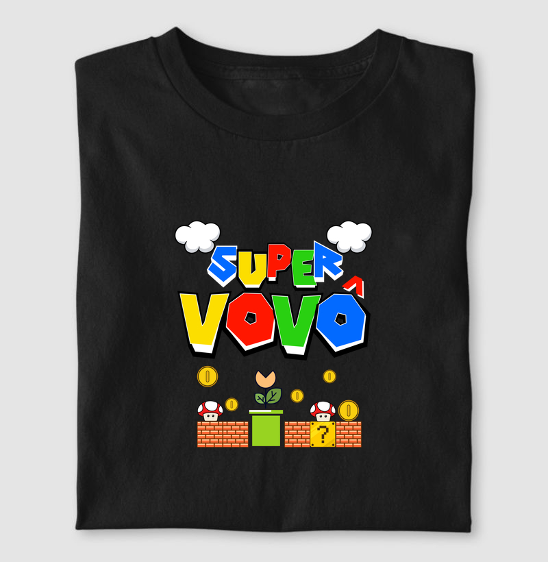 Camiseta Super Vovô Bros