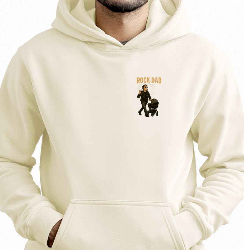 Rock Dad Minimal Hoodie Slim