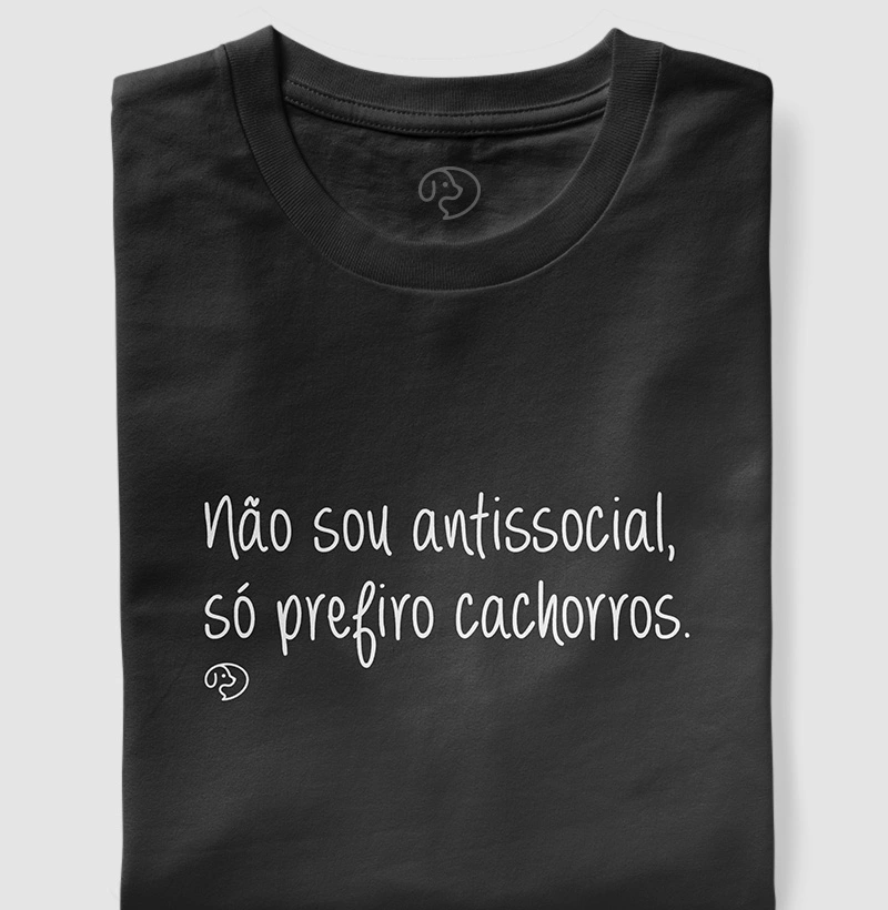 Não sou antissocial, só prefiro cachorros