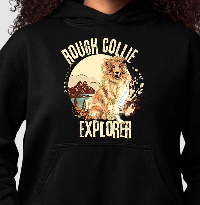 Hoodie Moletom Dog Pulse Rough Collie Explorer – Spirit of the Wild
