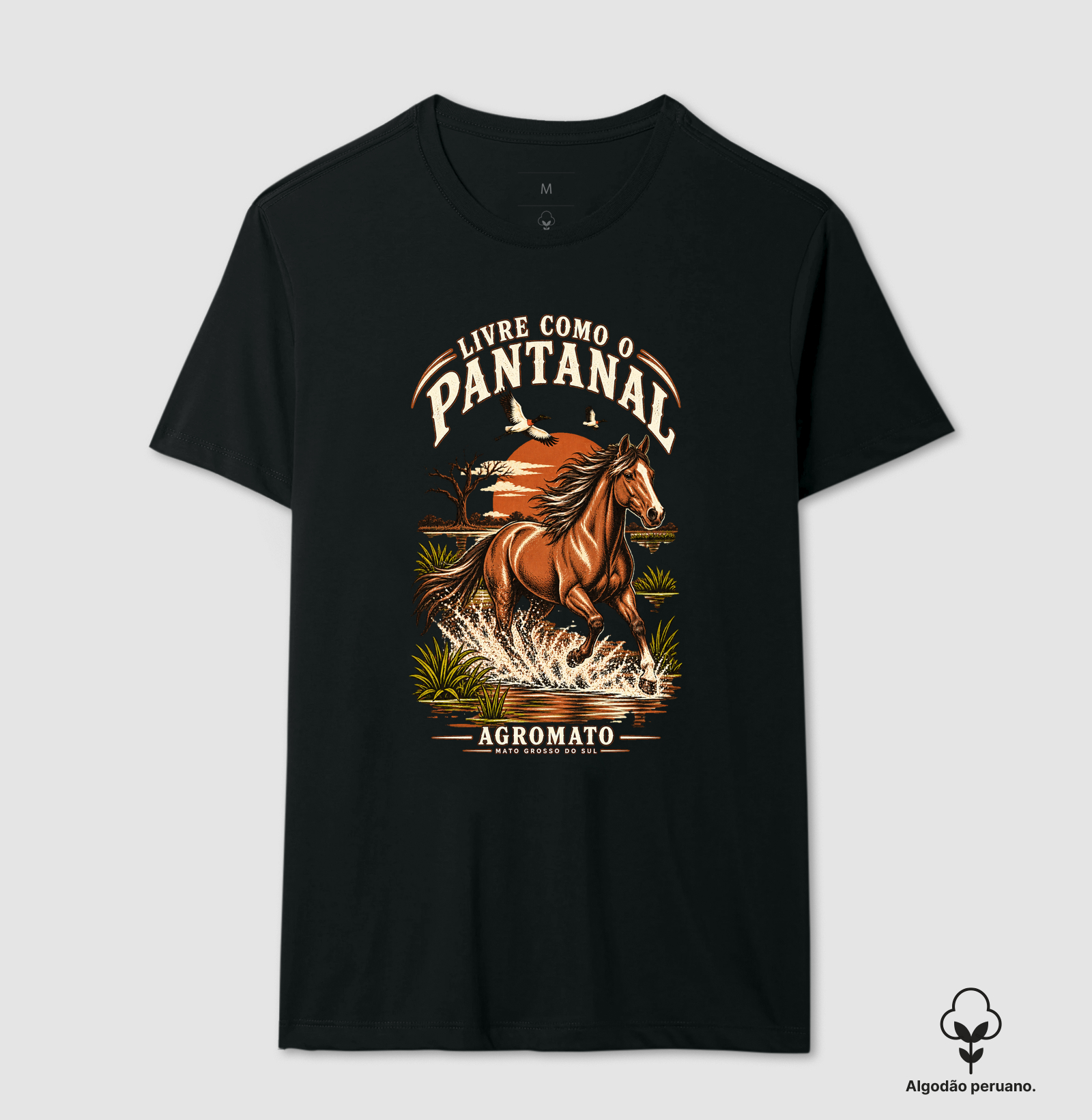 Camiseta Livre como o Pantanal
