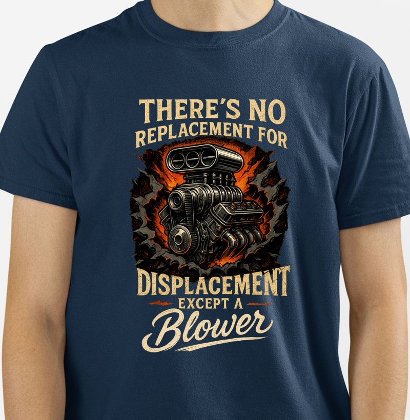 camiseta-garage-motors-kustom-theres-no-replacement-for-displacement-except-a-blower-motor-v8