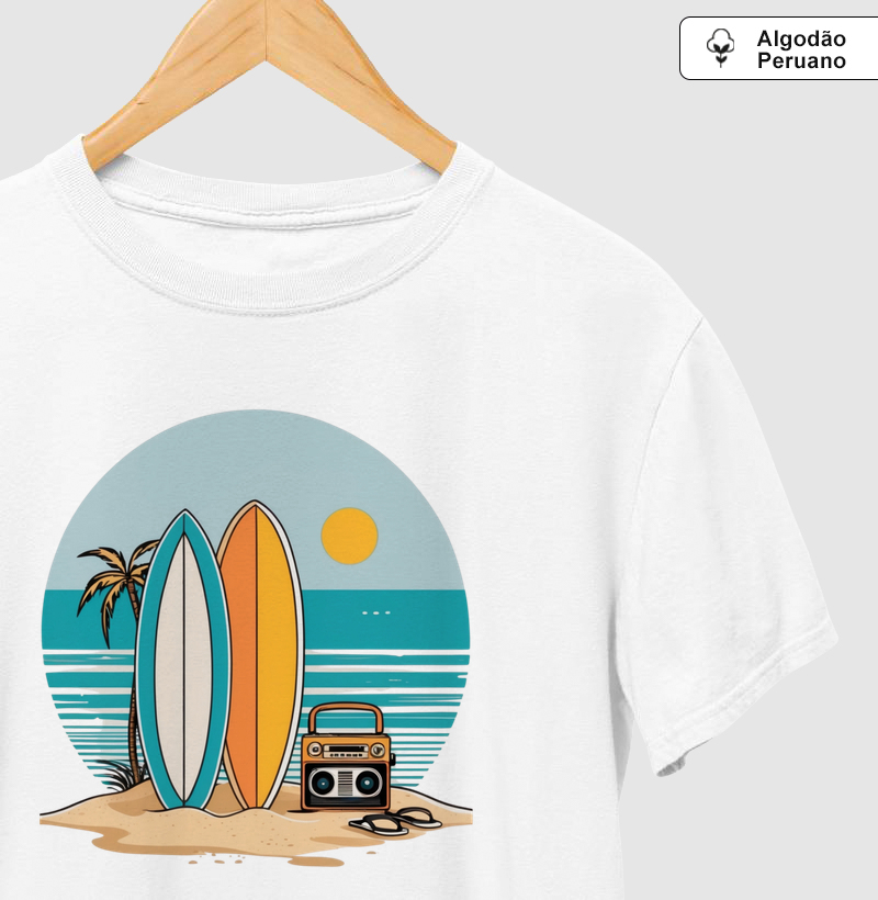 Camiseta Peruana Surf Mixtape — Praia & Som | Posto80