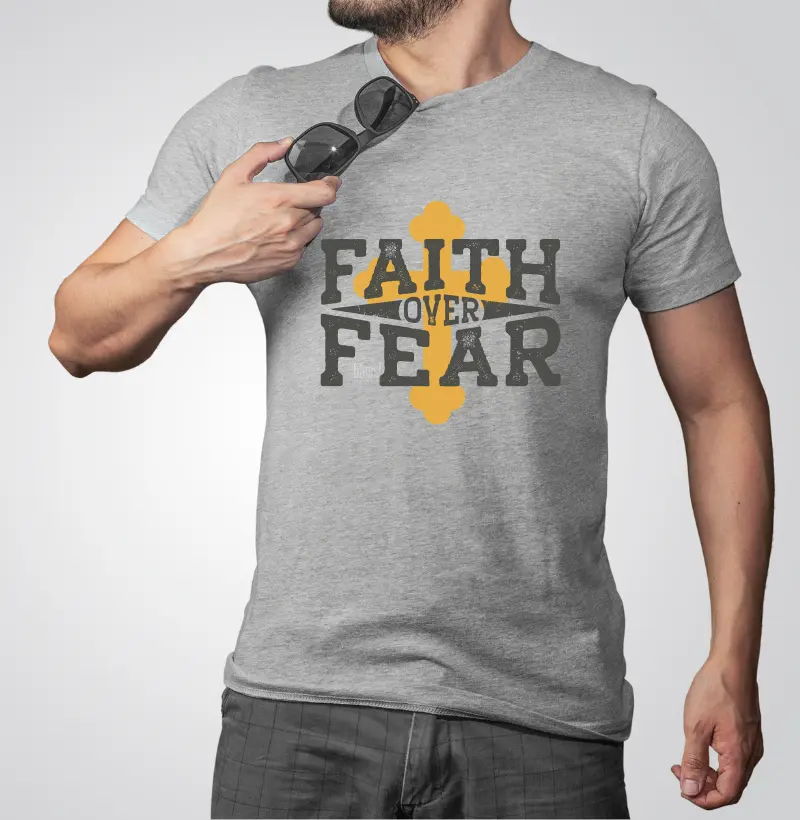 Camiseta FAITH OVER FEAR