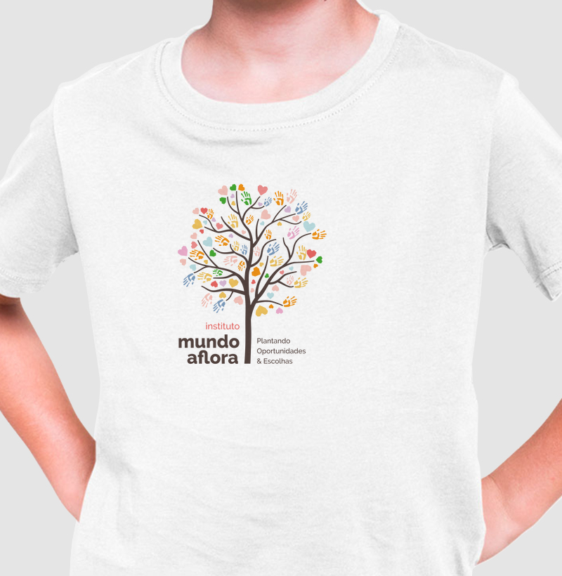 Camiseta Infantil Mundo Aflora