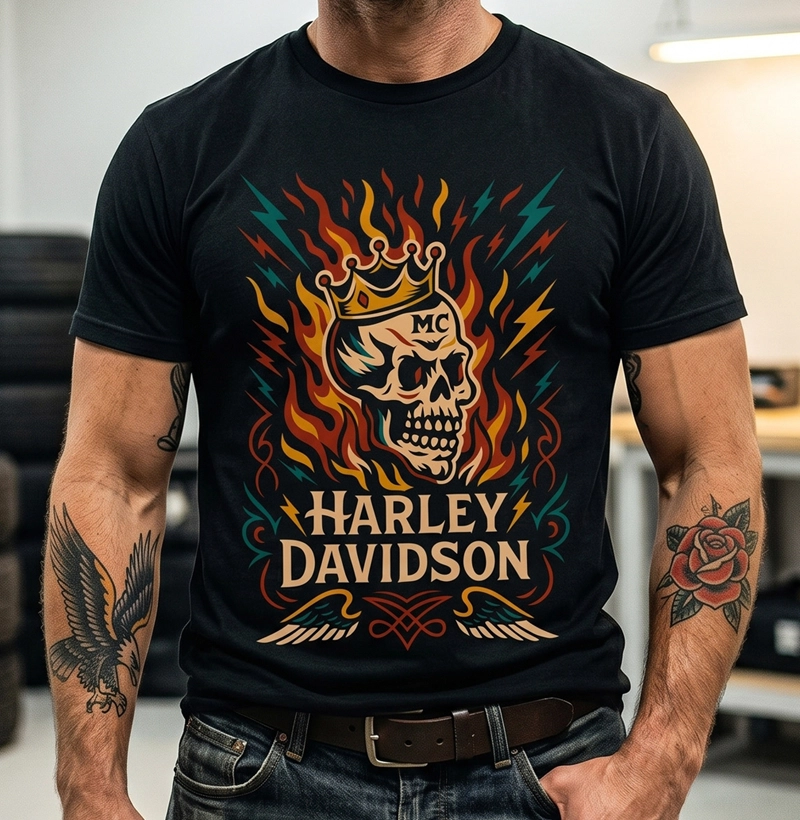 Skull King – Estilo Harley