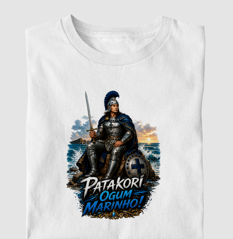 Camiseta Ogum Marinho: A Força das Águas Profundas e a Proteção dos Mares