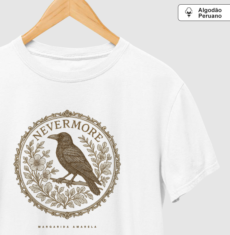 Camiseta Algodão Peruano - Nevermore