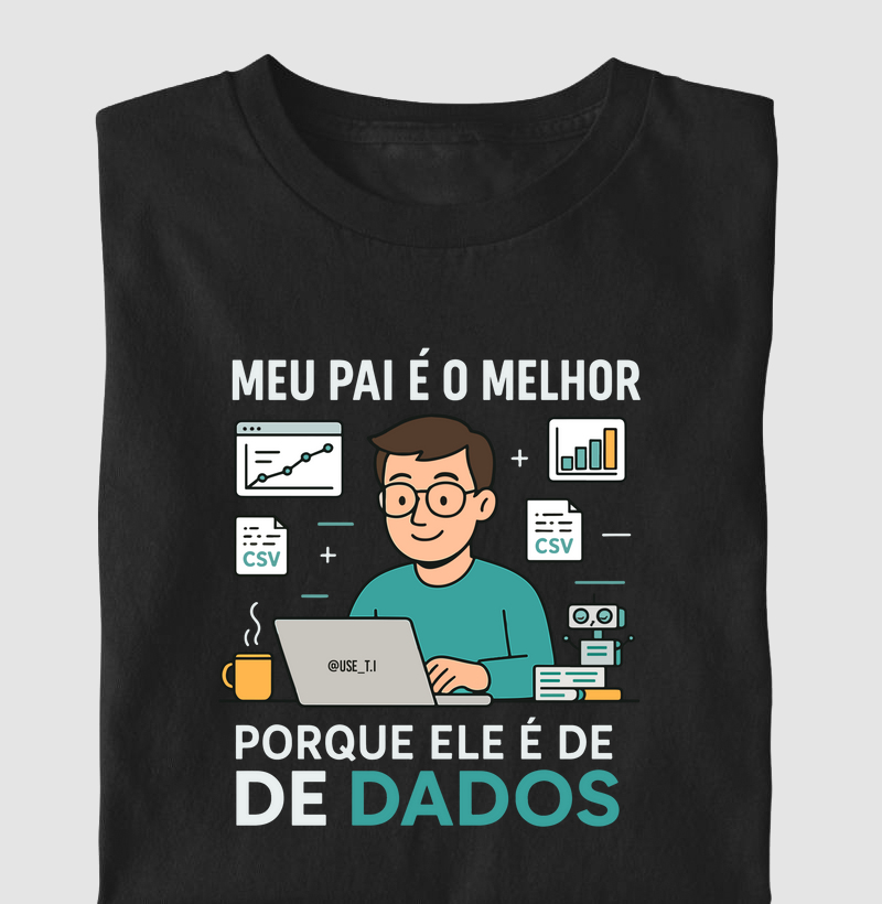 "Meu pai é o melhor porque ele é de Dados" T.I