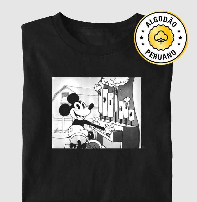 The Jazz Cartoon - Camiseta Algodão Peruano
