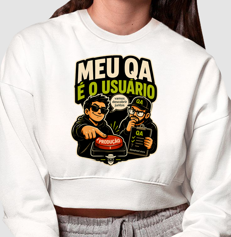 Meu QA é o Usuário (Light Mode) — Coleção Matuto Programador