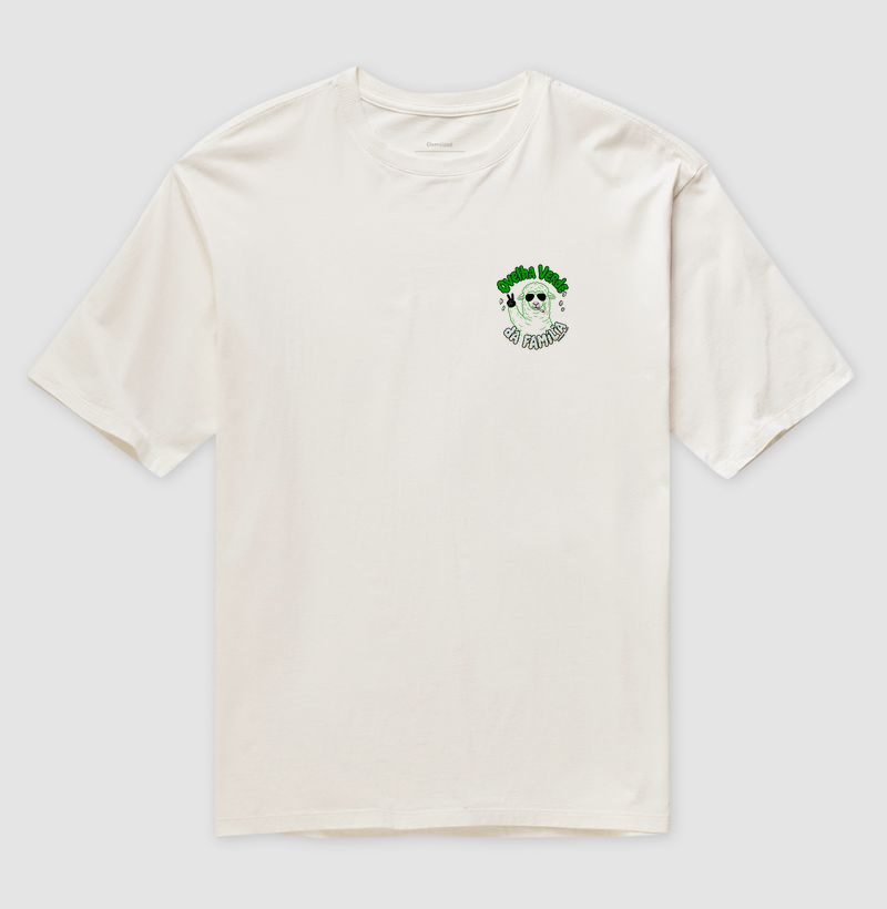 Ovelha Verde da Família Bolso Oversized