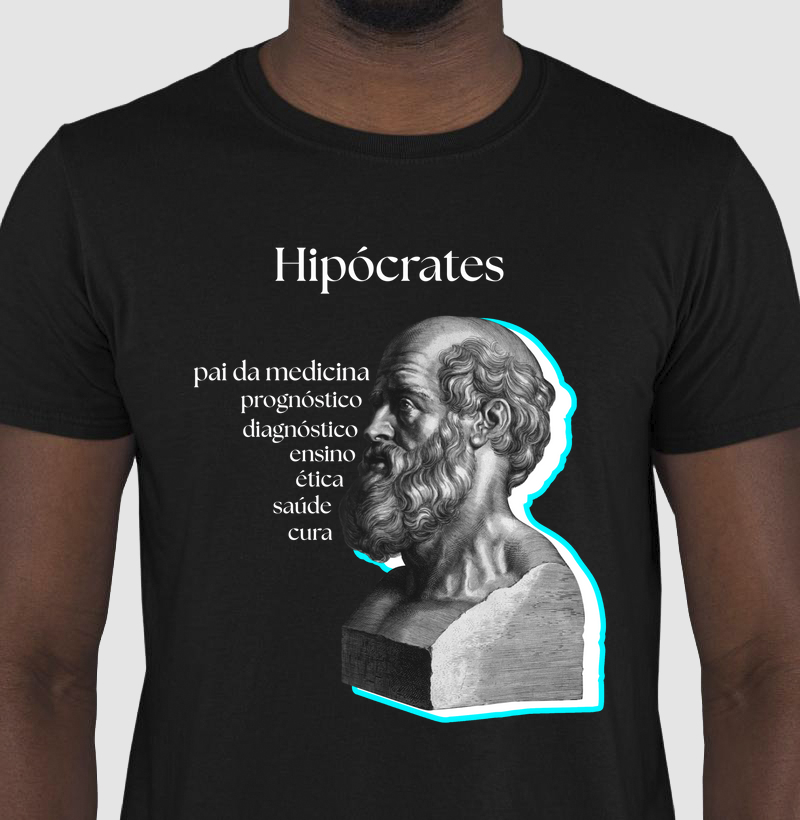 Estampa Hipócrates, Pai da Medicina