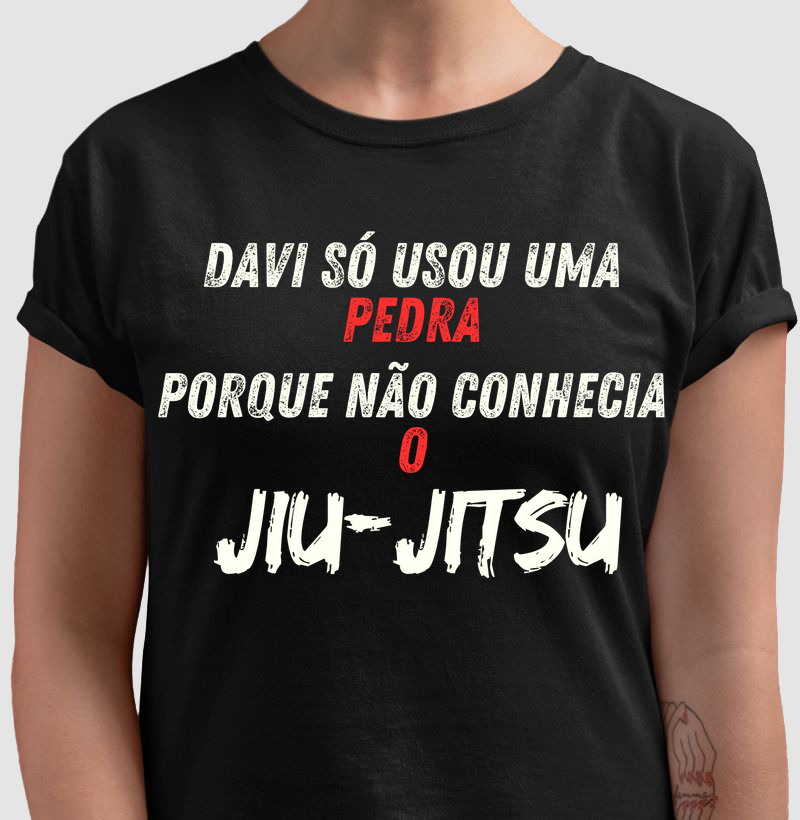 Davi só usou uma pedra porque não conhecia o Jiu Jitsu 