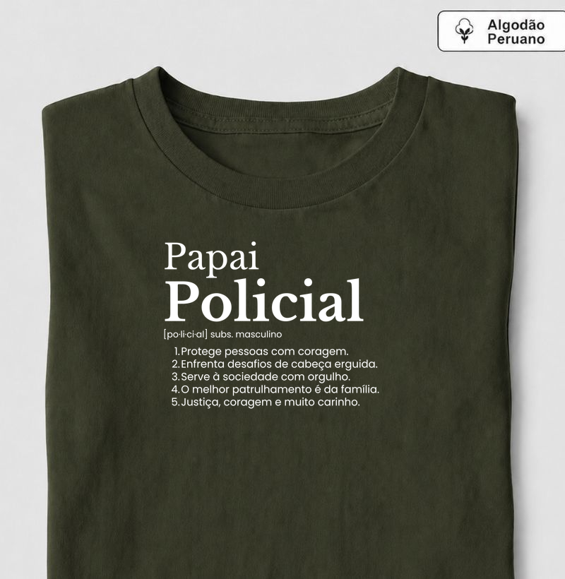 Papai Policial - definição (algodão peruano)