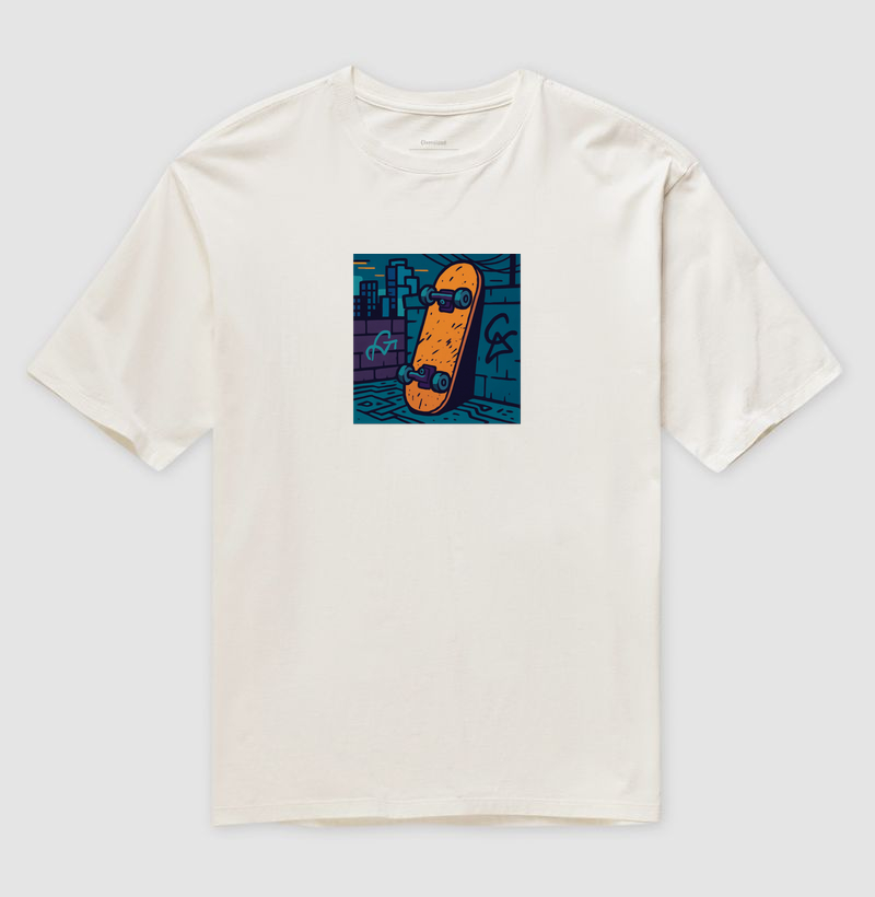 Camiseta Oversized Skate Circuito Urbano | Posto80