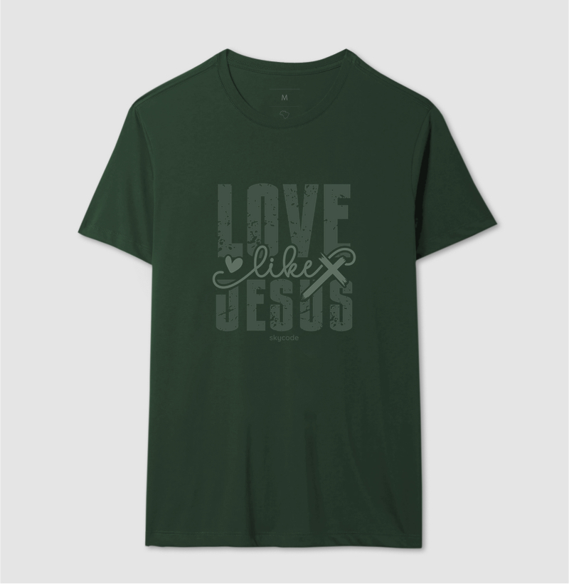 Camiseta Clássica Love like Jesus