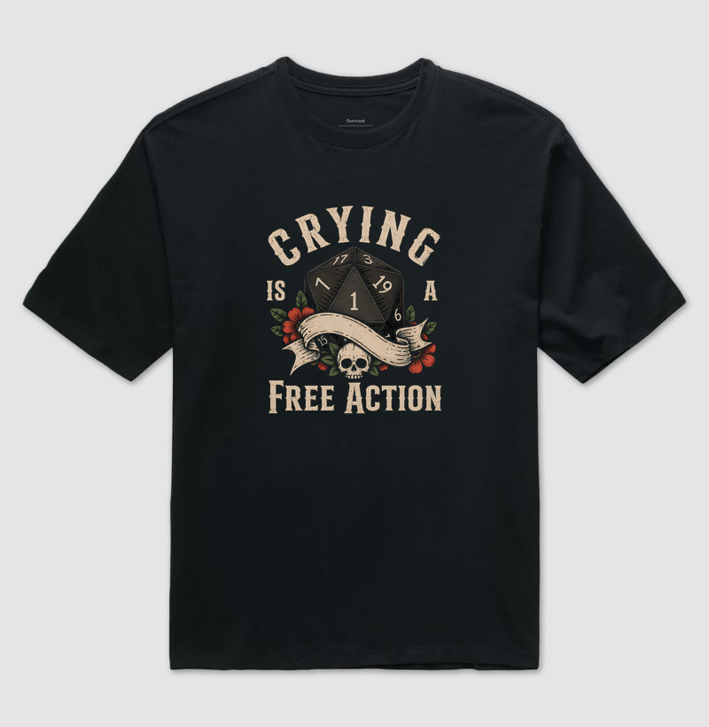 Crying is a Free Action