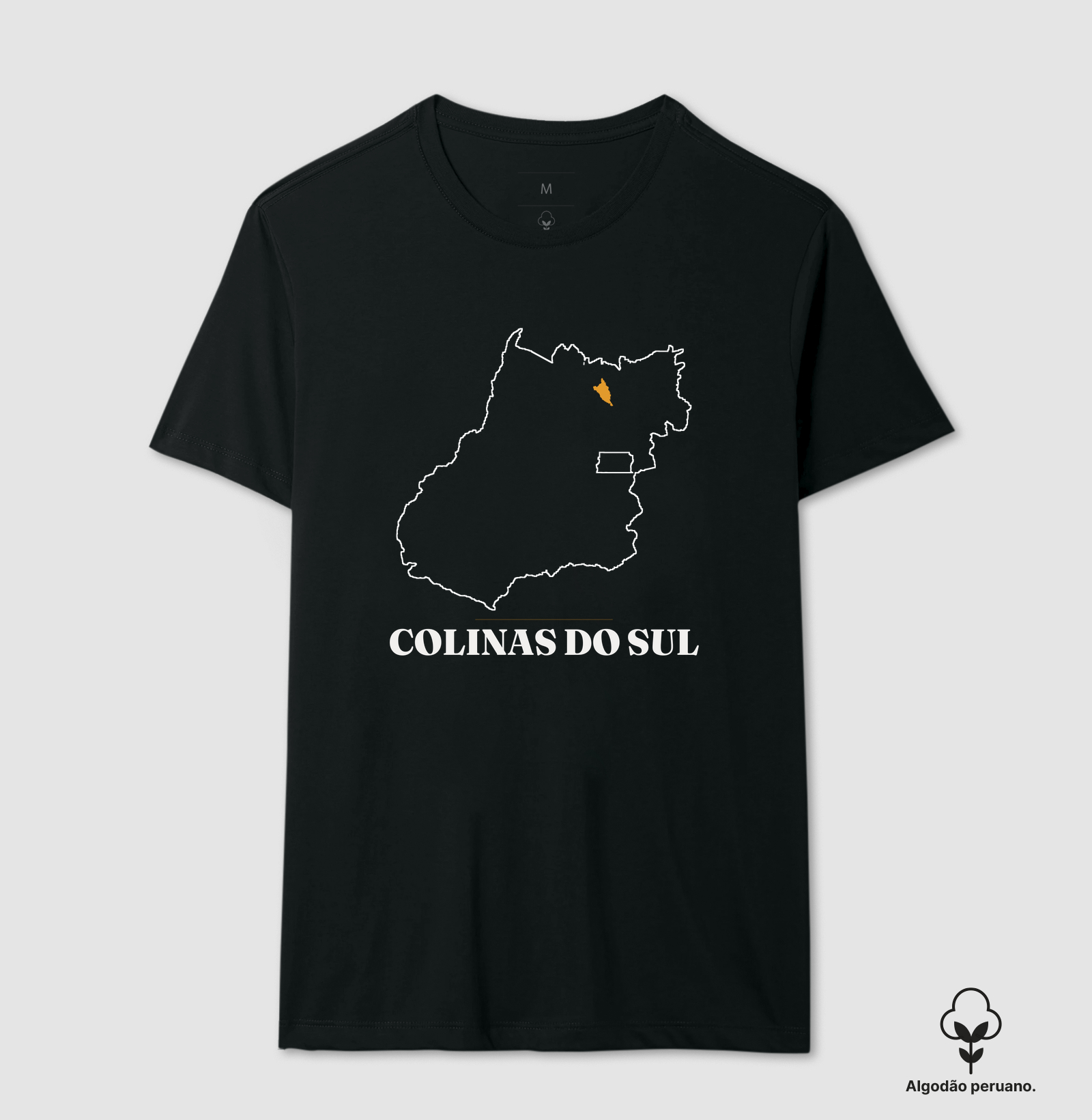 Colinas do Sul | Traço GO - Camiseta Algodão Peruano