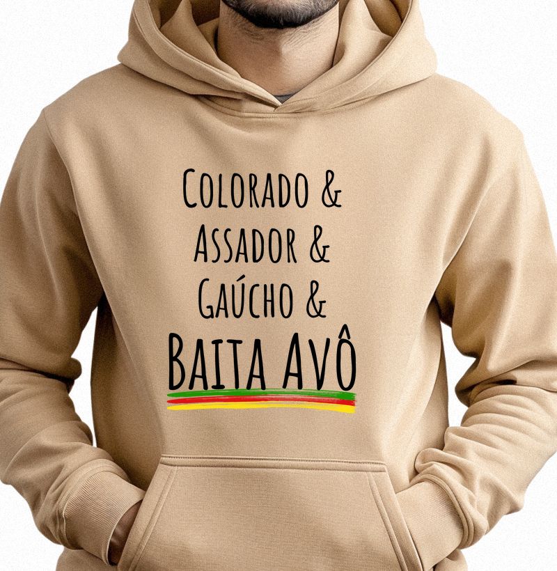 Moletom Colorado y Avô (com capuz)