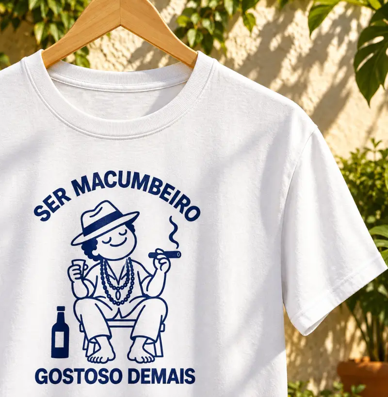 SER MACUMBEIRO - Camiseta