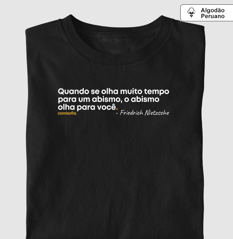 Nietzsche - Quando se Olha Muito Tempo para um Abismo, o Abismo Olha para Você