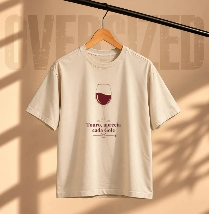 Camiseta Oversized Touro, aprecia cada Gole - Camiseta Oversized