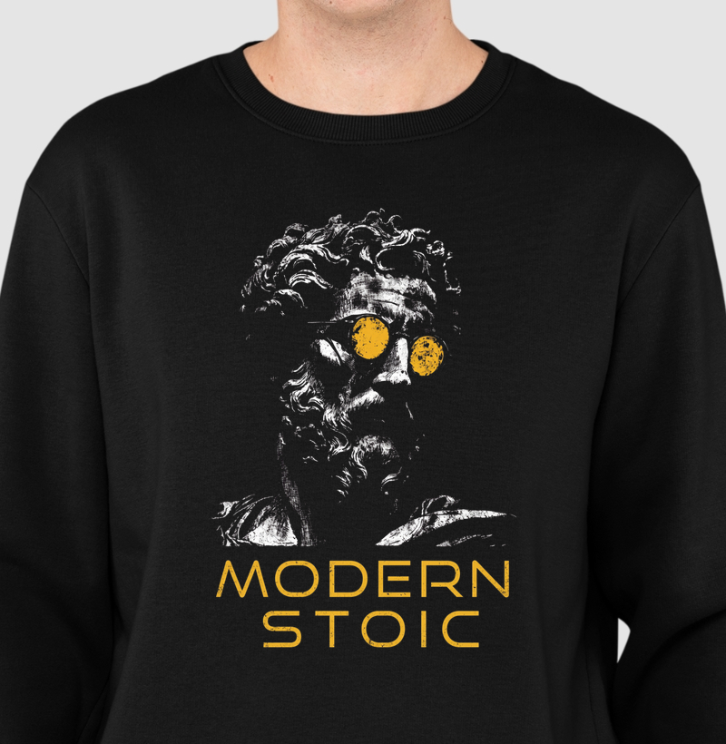 Modern Stoic — Estoico Moderno - Suéter Moletom