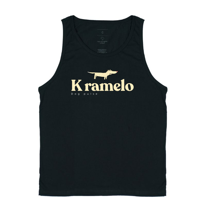 Camiseta Regata Dog Pulse Kramelo Soul