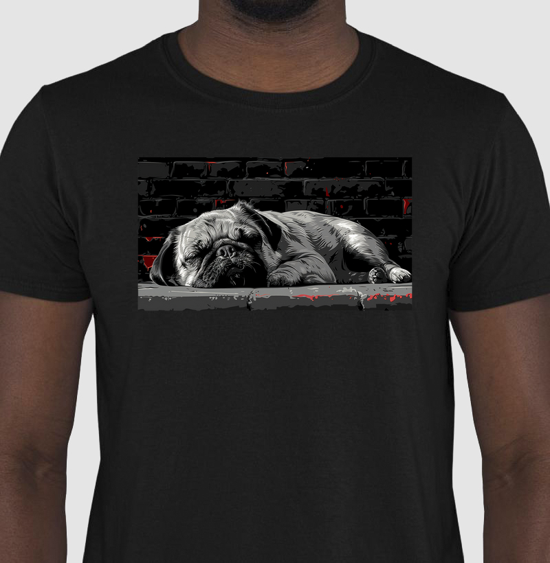 Sleeping Pug