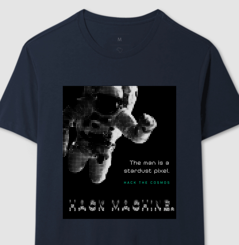 Camiseta Hack Machine – Stardust Pixel / Machine Stories™