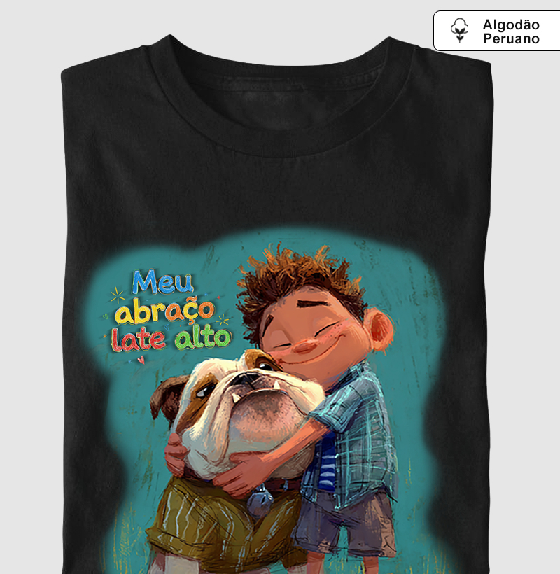 Meu abraço late alto