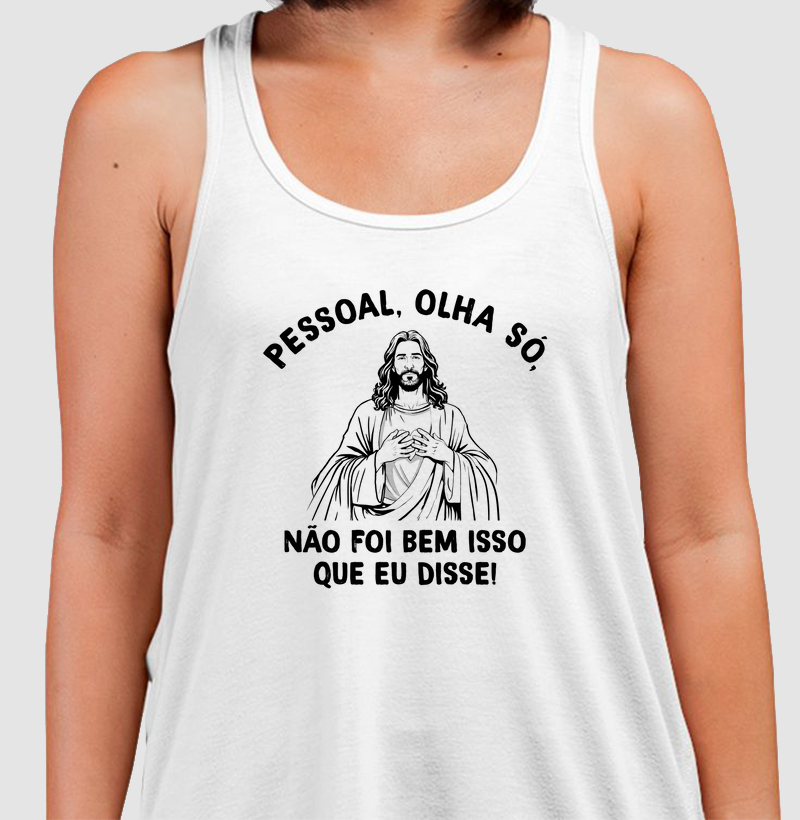 Nao foi bem isso que eu disse