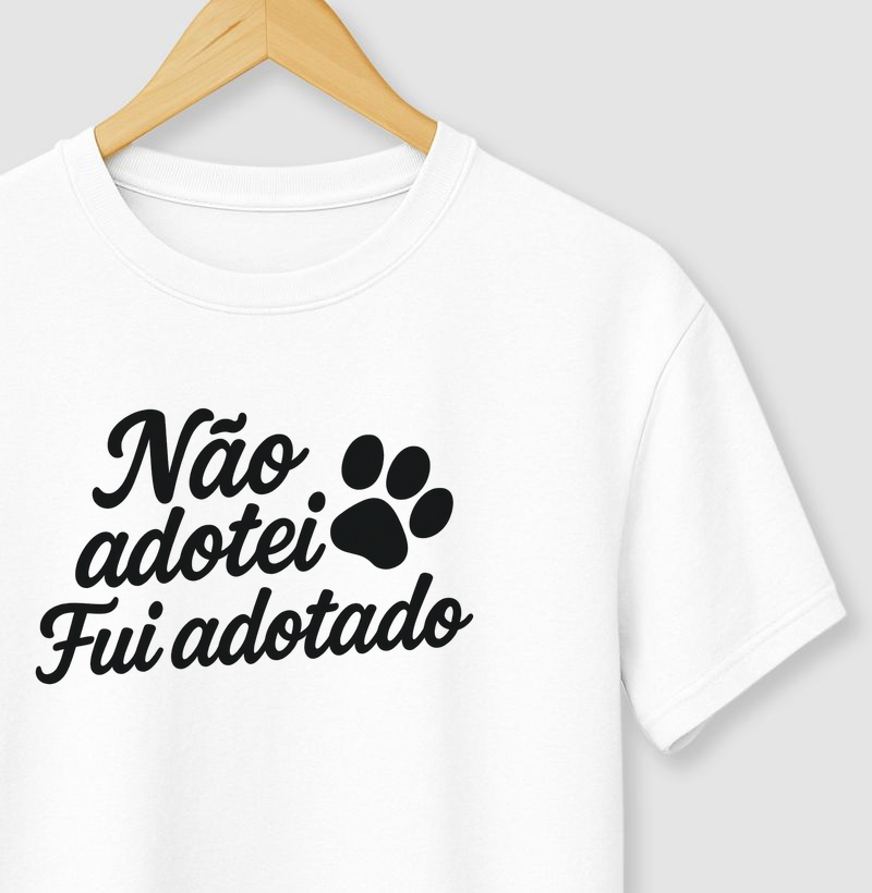Não adotei, fui adotado