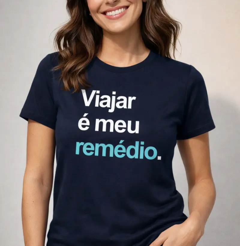 Viajar é meu remédio