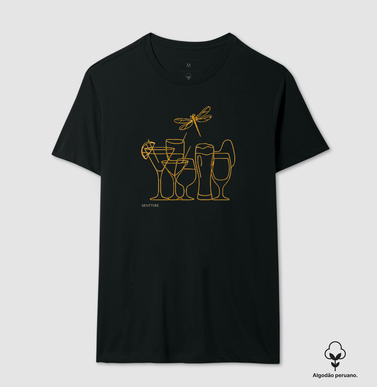  Camiseta Senttire Celebration - Camiseta Algodão Peruano