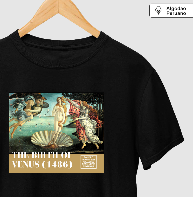 O Nascimento de Vênus (1486) - Sandro Botticelli