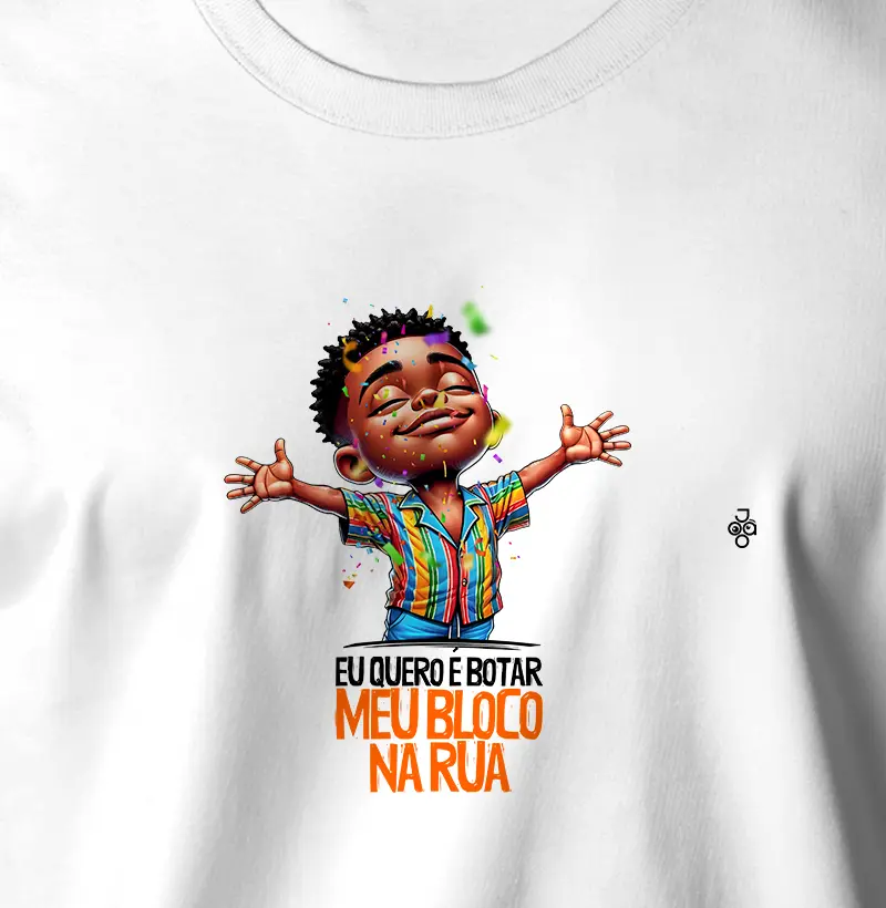 Camiseta Meu bloco na rua