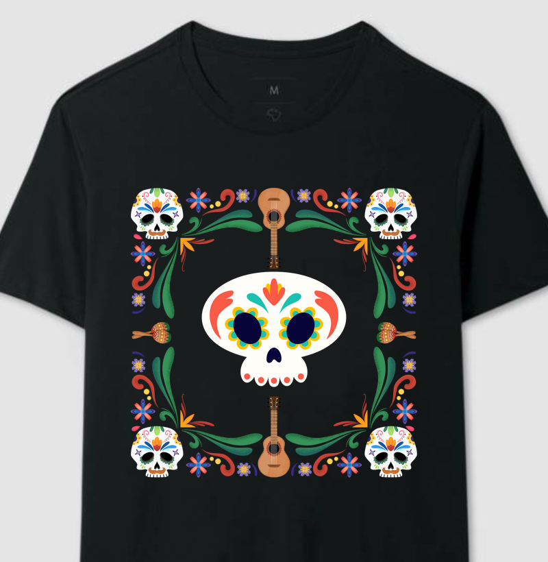 Coleção Caveiras Mexicanas - Azulejo